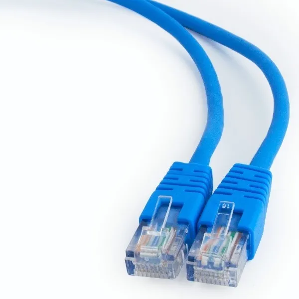 Patch cord Cablexpert PP12-1.5M/B, CAT5e UTP, 1,5m, Albastru