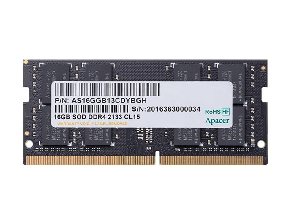 16GB DDR4- 3200MHz  SODIMM  Apacer PC25600, CL22, 260pin DIMM 1.2V 
