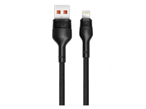 Cablu încărcare și sincronizare XO NB55, USB Type-A/Lightning, 1m, Negru