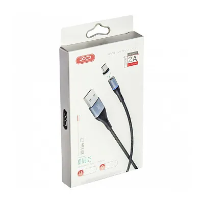 Cablu încărcare și sincronizare XO NB125, USB Type-A/Lightning, 1m, Negru