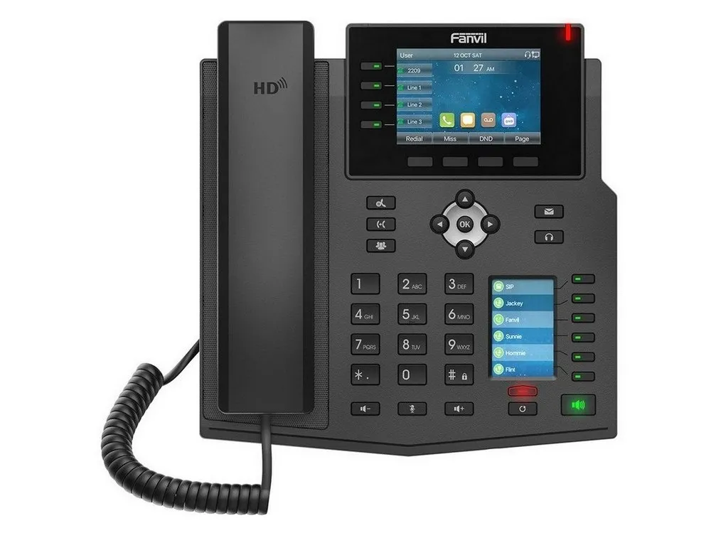 Telefon IP Fanvil X5U, Negru