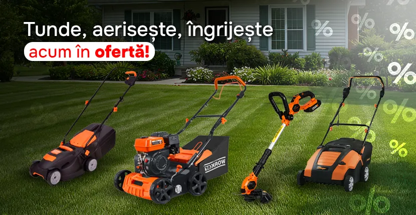 Tot ce ai nevoie pentru întreținerea gazonului!