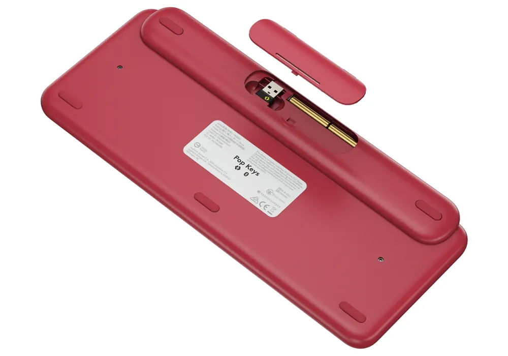Клавиатура Logitech POP Keys, Беспроводное, Розовый