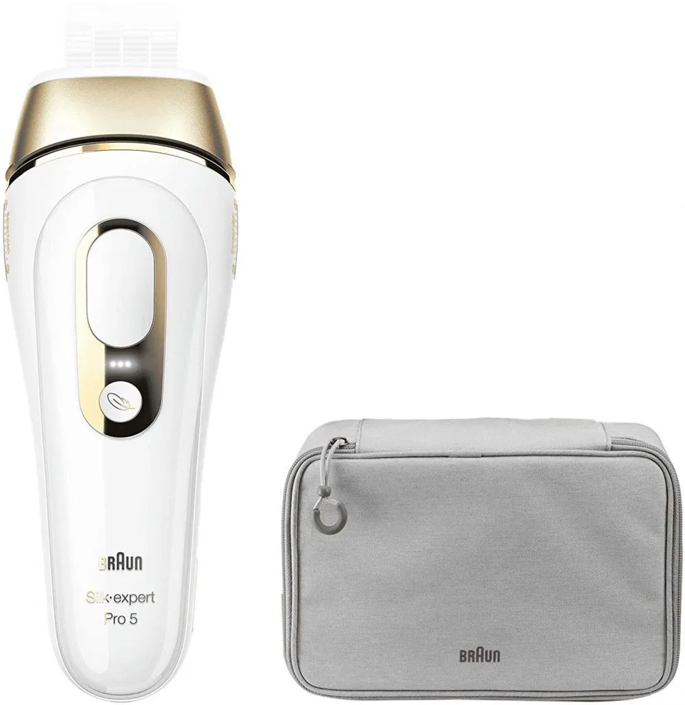 Fotoepilator BRAUN PL5014, Alb/Auriu