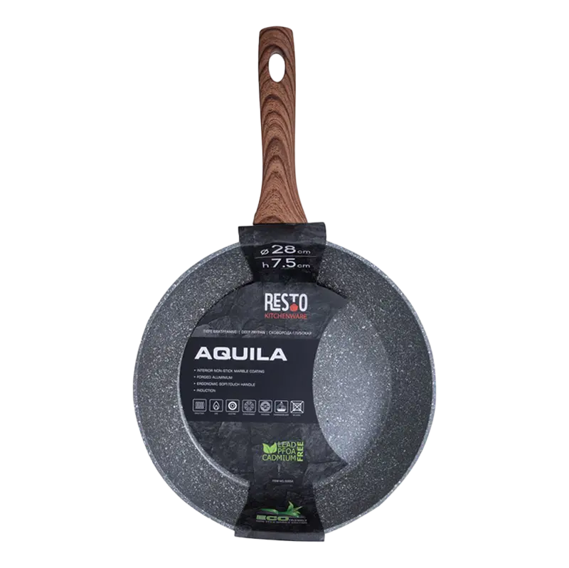 Tigaie adâncă RESTO 93054, 28cm, Gri