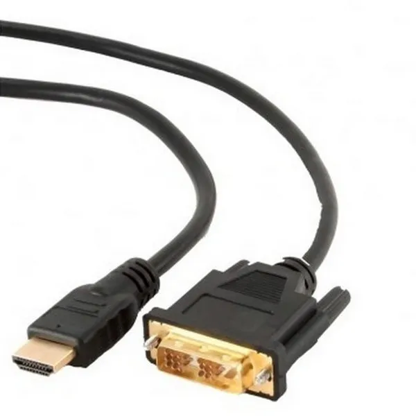 Видео кабель Cablexpert CC-HDMI-DVI-10, HDMI (M) - DVI-I (M), 3м, Чёрный