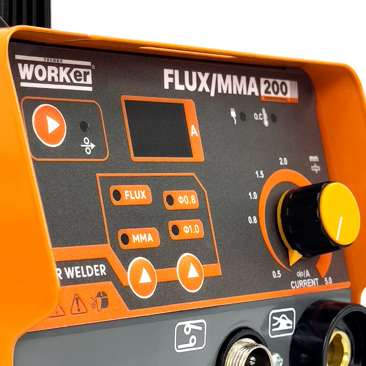 Aparat de sudura TechnoWorker Invertor FLUX/MMA 200