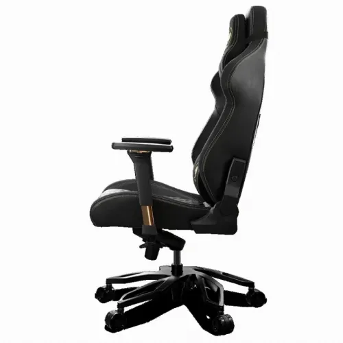 Игровое кресло Cougar Armor Titan Pro, ПВХ Кожа, Черный/Золотой