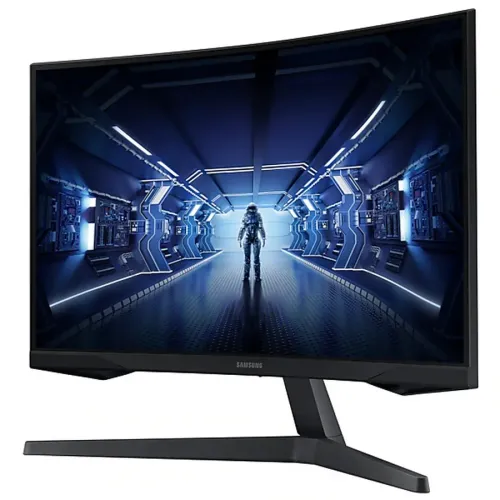 27" Monitor Gaming Samsung C27G55TQW, VA 2560x1440 WQHD, Negru