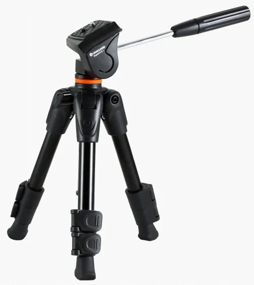 Mini trepied Vanguard ESPOD CX 1, Сap video panoramic cu 2 căi, Negru