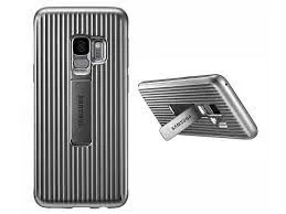 Чехол Samsung Protective Stadning Cover for Galaxy S9, Серебристый