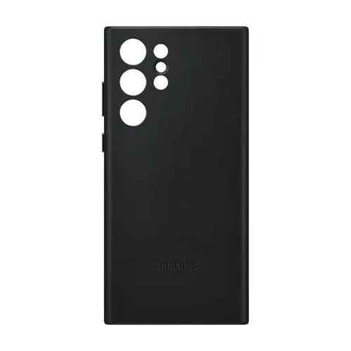 Чехол Samsung Leather Cover for Galaxy S22 Ultra, Чёрный