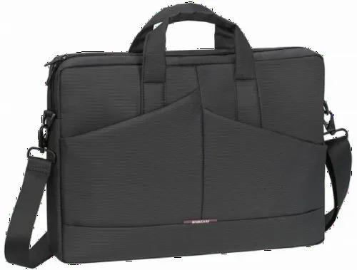 Geantă pentru Laptop RivaCase Tivoli, 15.6", Poliester, Gri