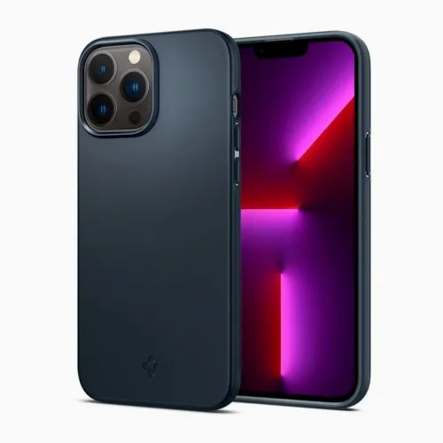 Чехол Spigen iPhone 13 Pro Max, Thin Fit, Metal Slate