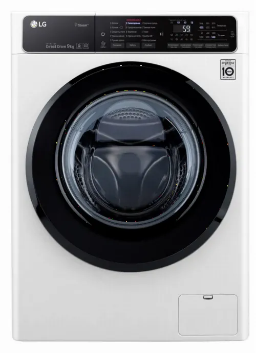 Mașină de spălat LG F4H5VS6W, 9kg, Alb