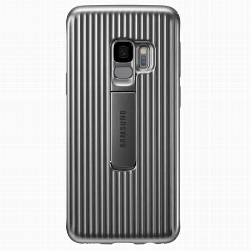 Чехол Samsung Protective Stadning Cover for Galaxy S9, Серебристый