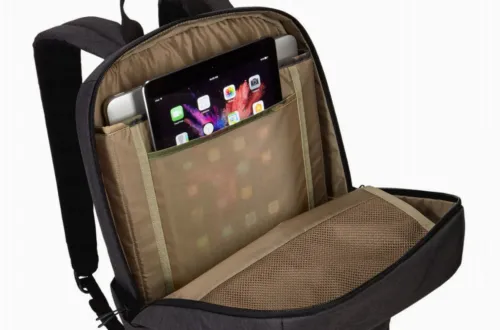 Rucsac pentru Laptop THULE Lithos, 15.6", Poliester, Alb/Negru