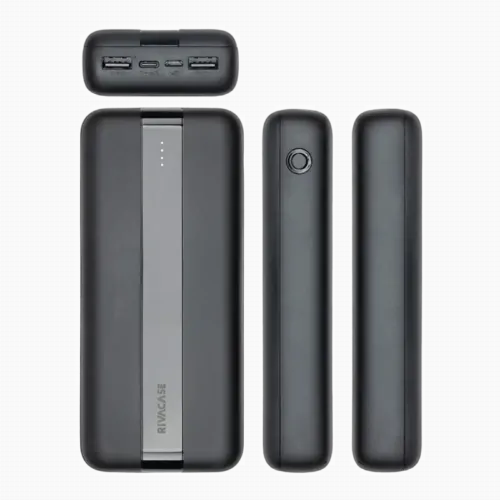 Acumulator extern RivaCase VA2081, 20000mAh, Negru