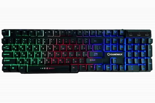 Tastatură Gamemax K207, Cu fir, Negru