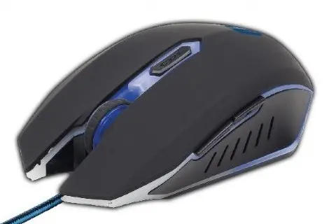 Игровая мышь Gembird MUSG-001-B, Черный/Синий
