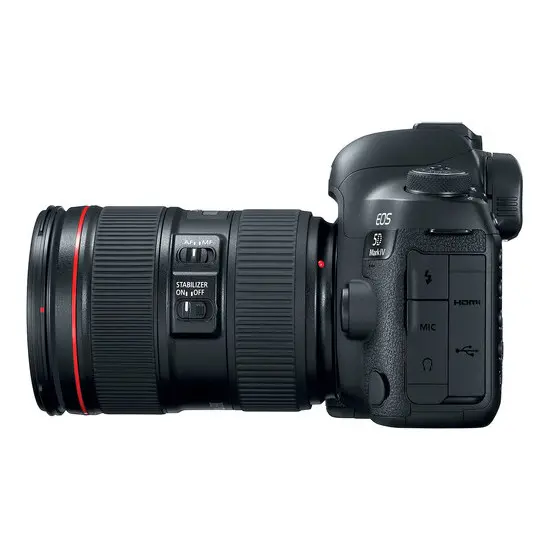 Зеркальный фотоаппарат Canon EOS 5D Mark IV KIT (+ EF24-105 f/4 L IS USM), Чёрный