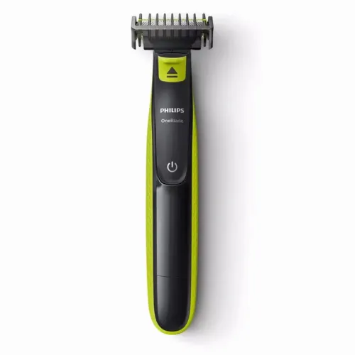 Trimmer pentru bărbați Philips OneBlade QP2620/20, Negru | Verde