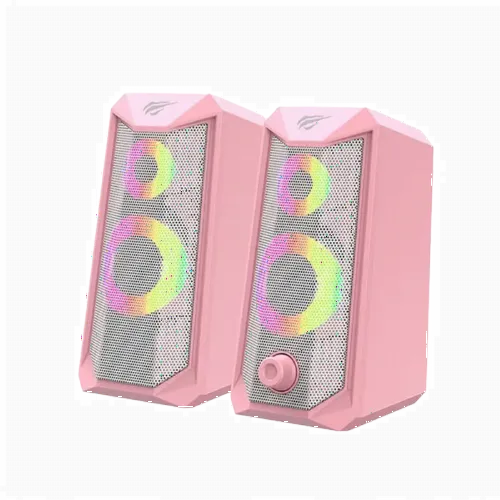Компьютерные колонки 2.0 Havit SK202, Розовый