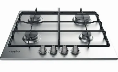 Plită pe gaz Whirlpool TKRL 650 IX, Oțel inoxidabil