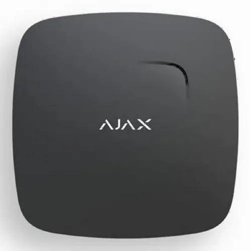 Detector de fum Ajax FireProtect, Negru