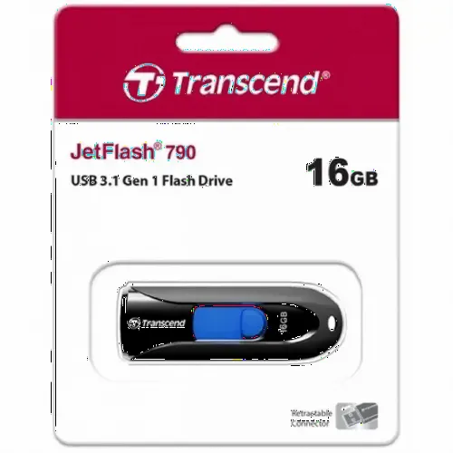 Memorie USB Transcend JetFlash 790, 16GB, Negru