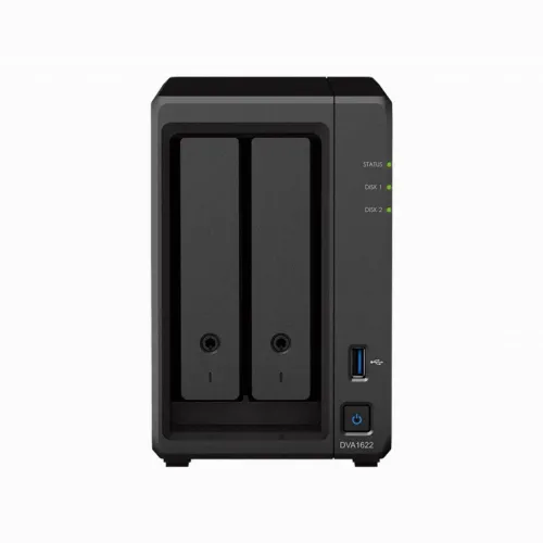 Stocare atașată la rețea SYNOLOGY DVA1622, Negru