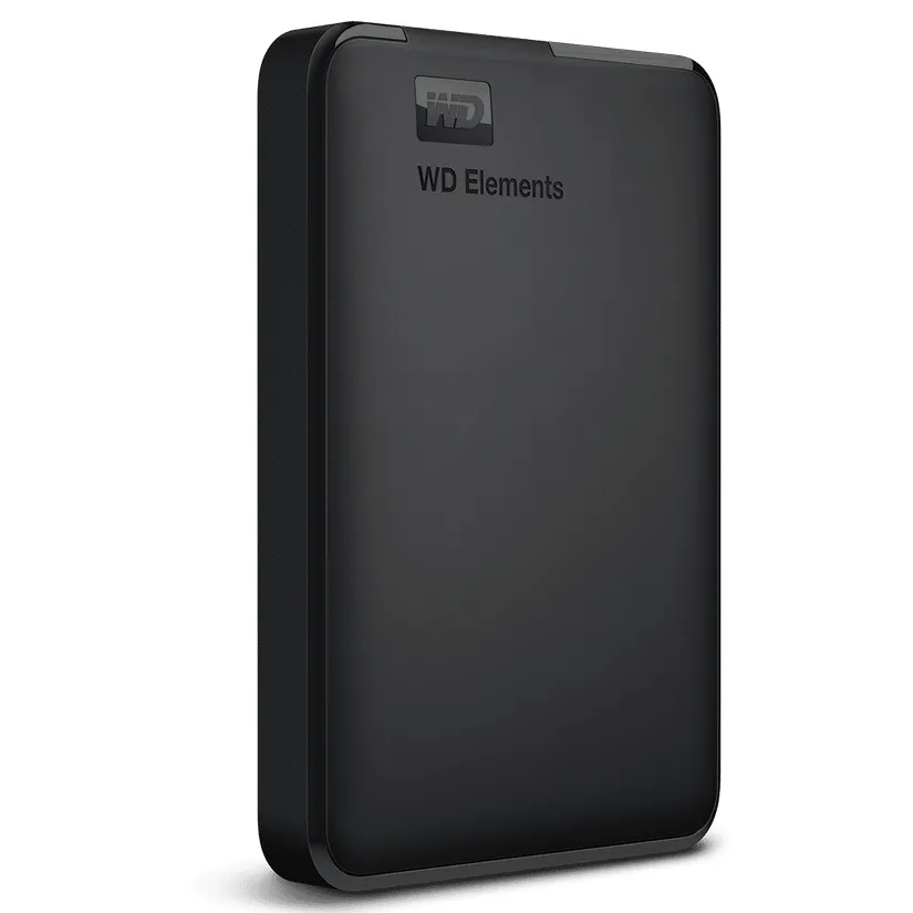 Внешний портативный жесткий диск Western Digital WD Elements,  2 TB, Чёрный (WDBU6Y0020BBK-WESN)