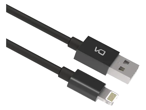 Cablu încărcare și sincronizare DA DT0004, USB Type-A/Lightning, 1m, Negru