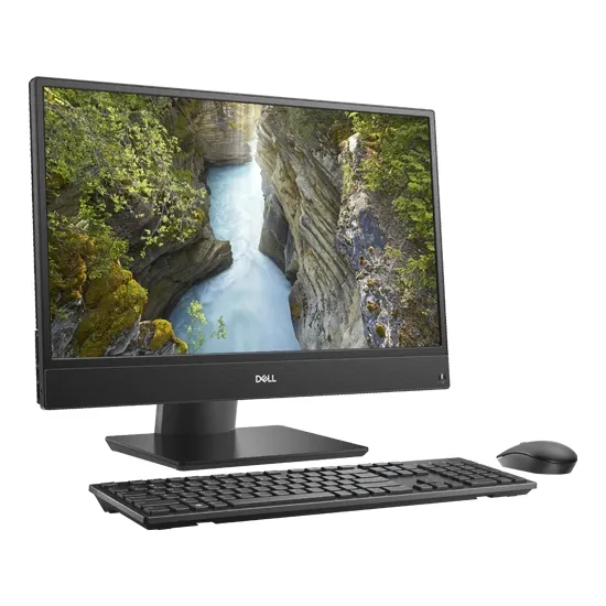 Computer All-in-One DELL OptiPlex 5480, 23,8", Intel Core i3-10100T, 8GB/256GB, Linux Ubuntu, Negru