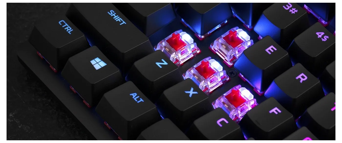 Клавиатура HyperX Alloy Origins Core, Проводное, Чёрный