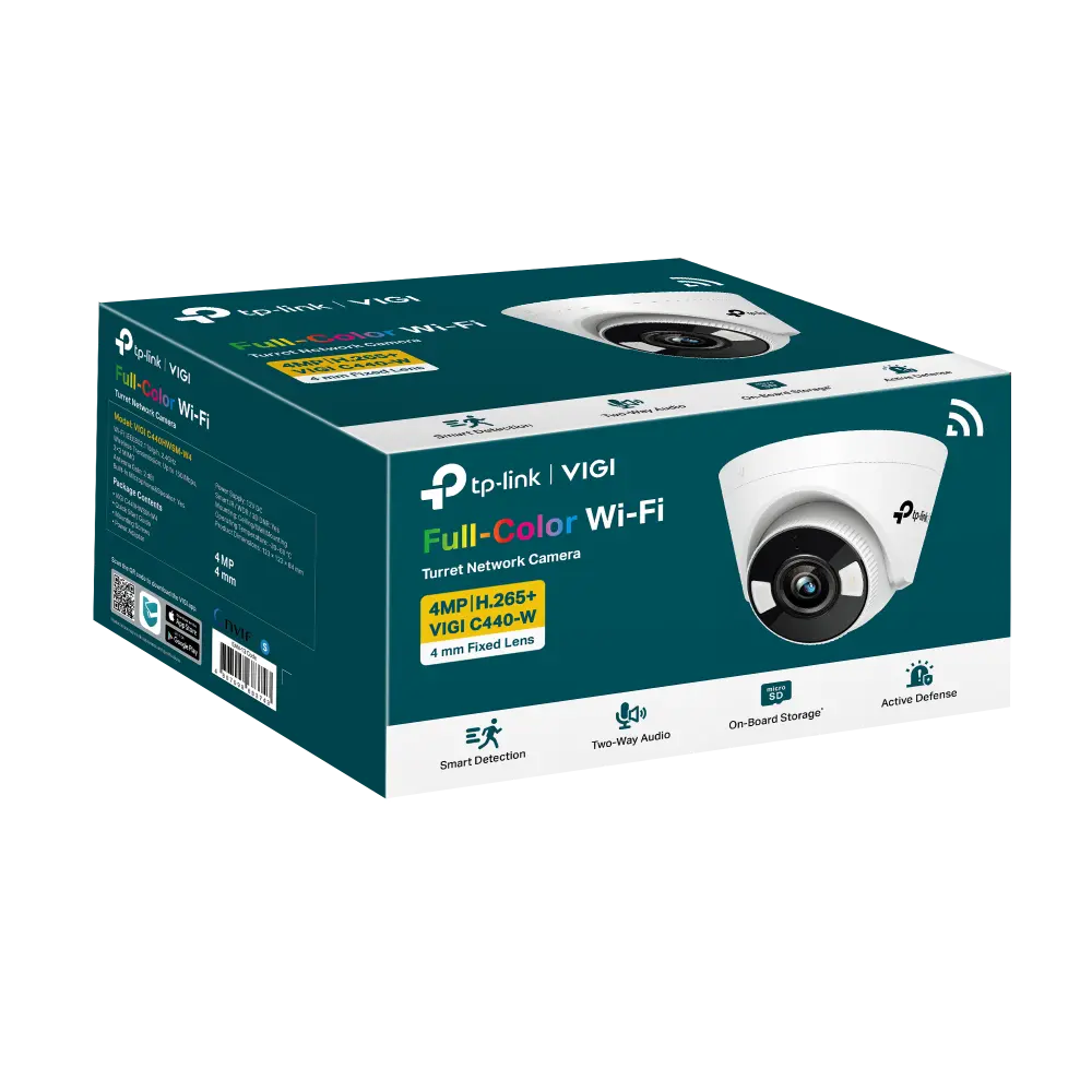 Camera de supraveghere IP TP-LINK VIGI C440-W (4mm), Alb