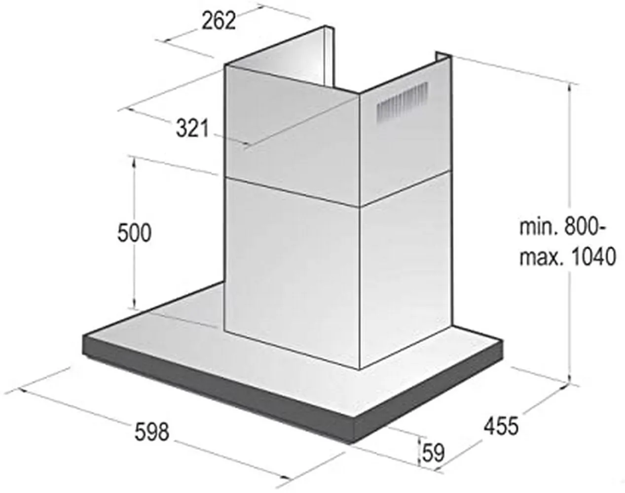 Встраиваемая Вытяжка Gorenje Simplicity WHT 643 E4XBG, Серебристый