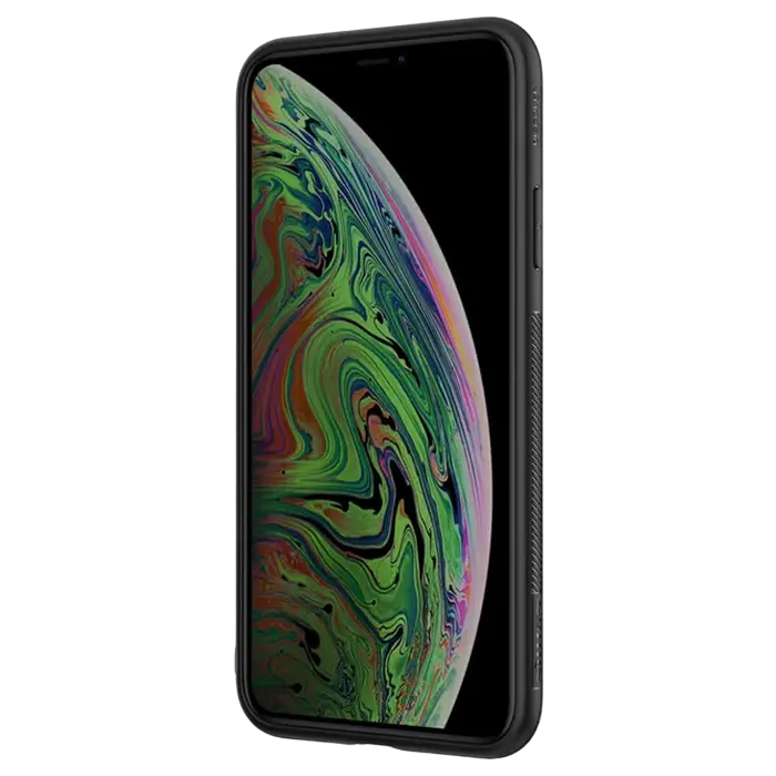 Husă Nillkin iPhone 11 Pro - Synthetic Fiber, Negru