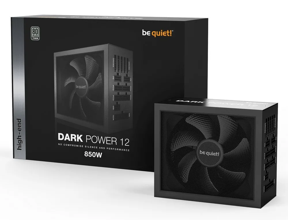 Блок питания для компьютеров be quiet! DARK POWER 12, 850Вт, ATX, Полностью модульный