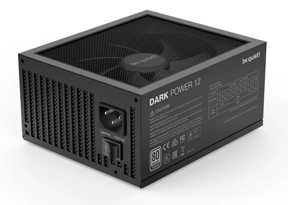 Блок питания для компьютеров be quiet! DARK POWER 12, 850Вт, ATX, Полностью модульный