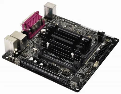 MB ASRock J4125B-ITX (Celeron Quad-Core J4125/2xDDR4 SO-DIMM/2xSATA3/COM port/LPT port, mini-ITX)