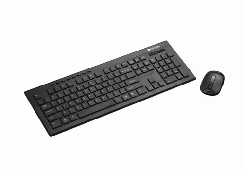 Set Tastatură + Mouse Canyon SET-W4, Fără fir, Negru