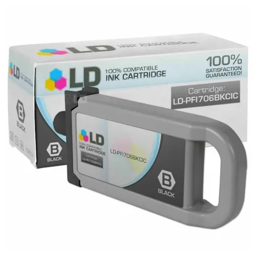 Cartuș de cerneală Canon PFI-706B, 700ml, Negru