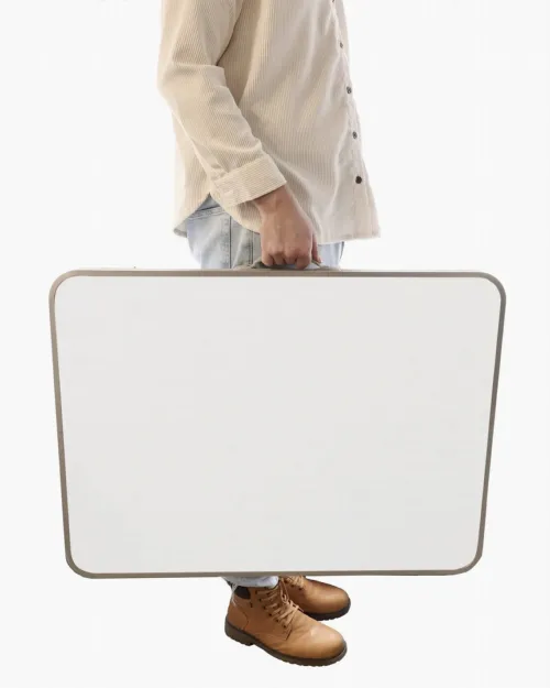Складной стол для кемпинга с белой столешницей  JUMI 70x80x60