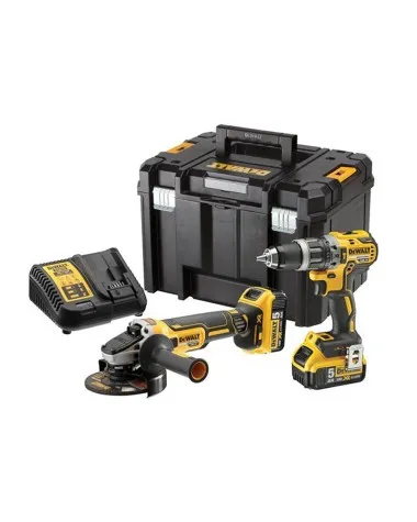 Set intrumente Dewalt DCK2080P2T (DCD796+DCG405) 18V 2x5Ah TSTAK