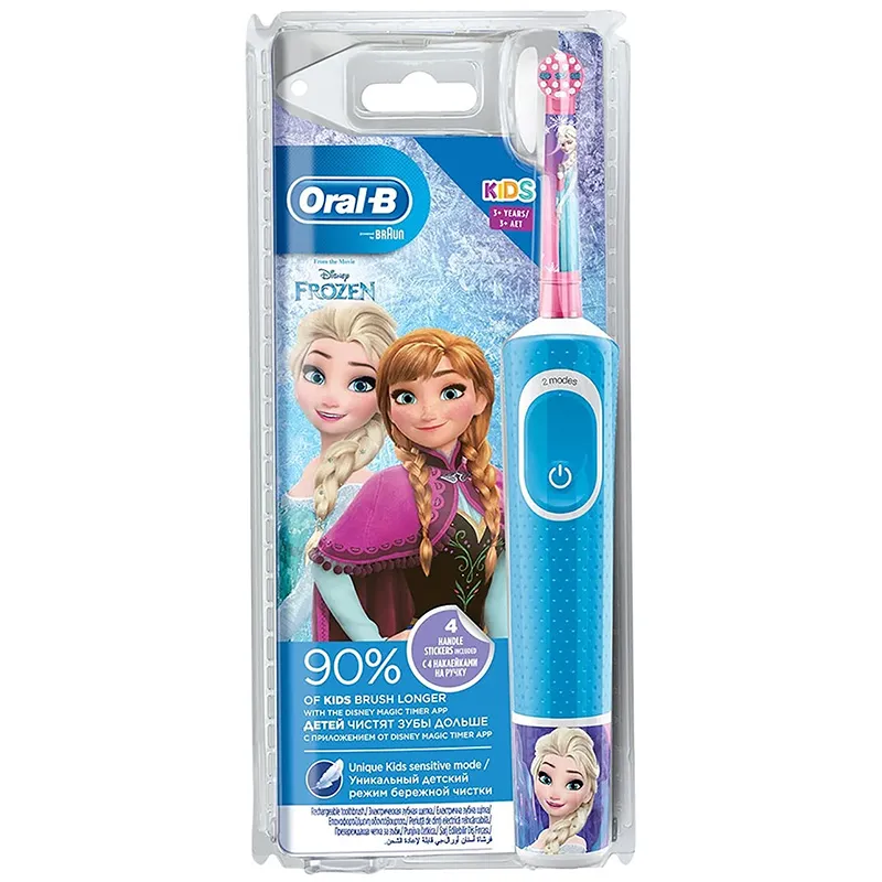 Periuță de dinți electrică Oral-B D100.413.2K Frozen, Albastru
