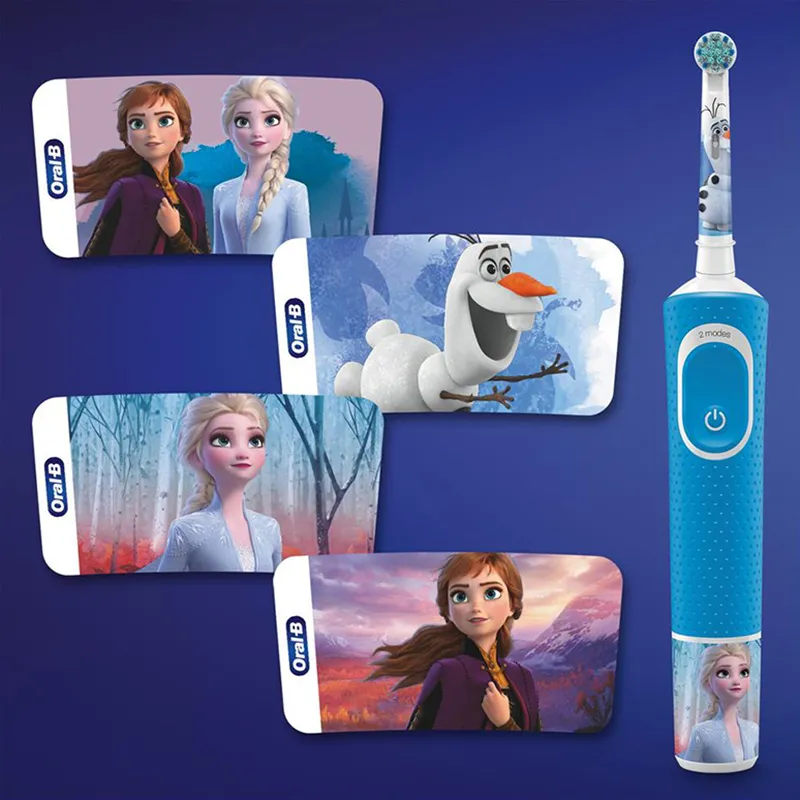 Periuță de dinți electrică Oral-B D100.413.2K Frozen, Albastru