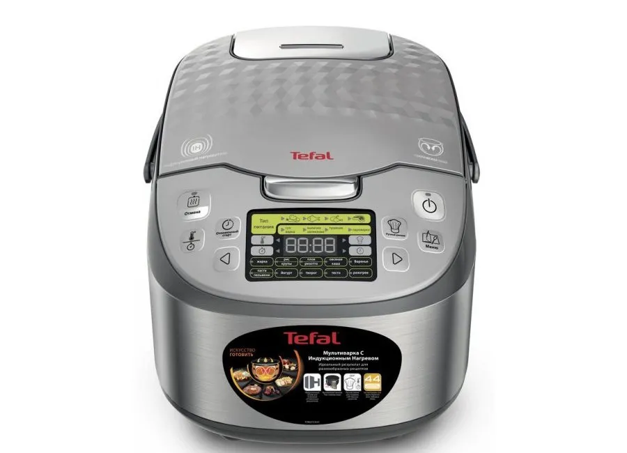 Мультиварка Tefal RK807D34, Серебристый