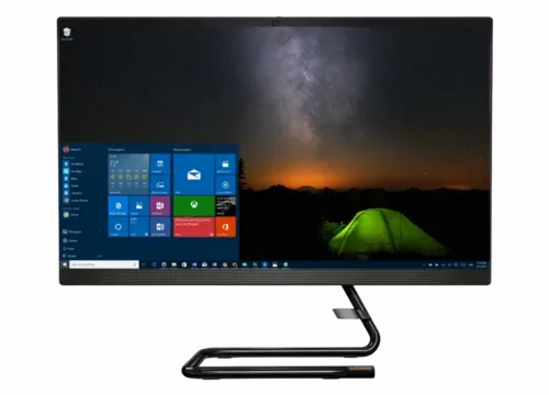 Computer All-in-One Lenovo IdeaCentre 3 24ARE05, 23,8", Ryzen 3 4300U, 16GB/512GB, Fără SO, Negru