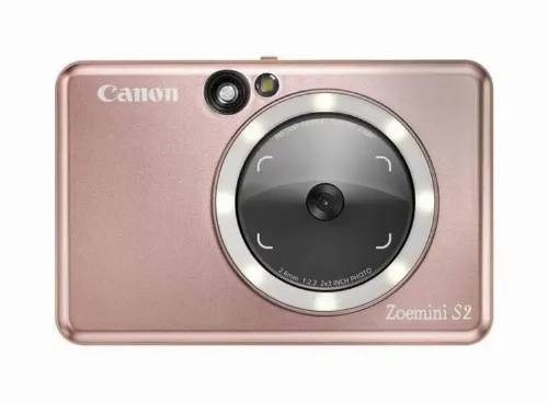Фотопринтер Canon Zoemini S2, 2.0” x 3.0”, Розовое Золото